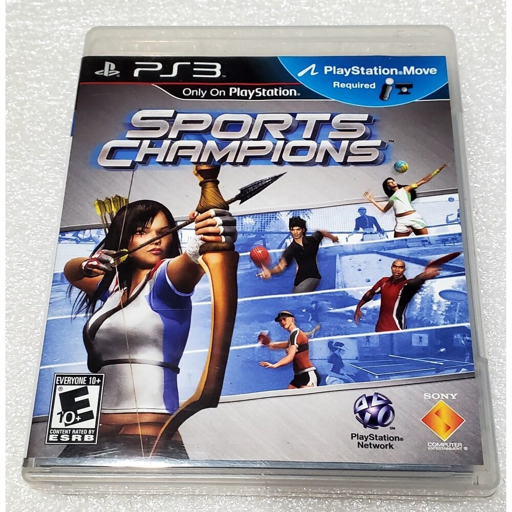 Sports Champions (Sony PS3, 2010) PlayStation Move Complete w/ Manual Tested